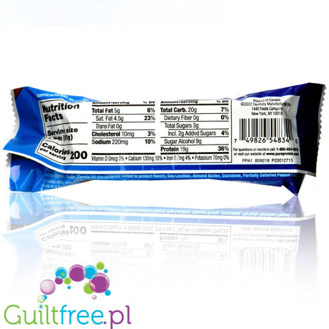 Pure Protein Czekolada & Solony Karmel bezglutenowy proteinowy baton czekoladowy 19g białka