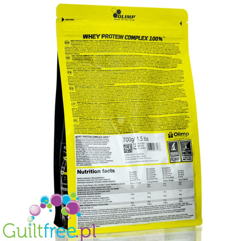 Olimp Whey Protein Complex 100% 0,7kg Vanilla, odżywka proteinowa (smak Wanilia)
