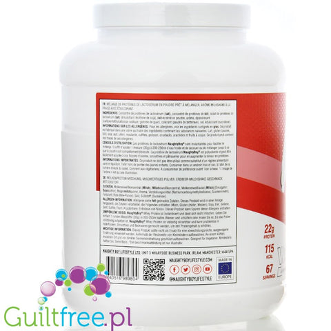 Naughty Boy Whey Advanced Protein Strawberry Milkshake 2010g