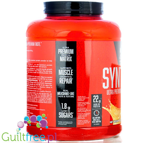 BSN Syntha-6 Protein Matrix New York Vanilla Cheesecake 2,26kg - mega gęsta pyszna odżywka 6 frakcji białek