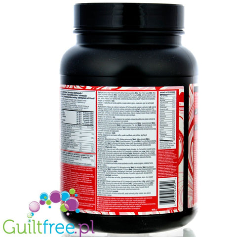MuscleTech Nitro-Tech Performance White Chocolate Raspberry 0.9kg - dense protein supplement, limited flavor