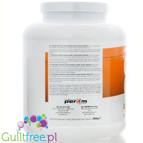 Per4m Cream of Rice, Carrot Cake 2kg - sugar free rice gruel, recovery workout meal, Carrot Cake flavor