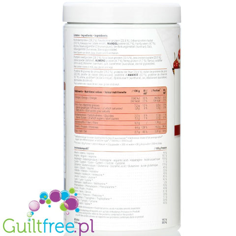 Peak Yummy Vegan Protein Black Forest Cake - wegańska odżywka białkowa bez soi i glutenu, smak Wiśniowe Ciasto Czekoladowe