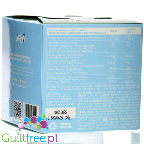 Locco Meringue Natural Creamy 1kcal - sugar-free meringue with erythritol and stevia, 1kcal per piece, creamy cream flavor