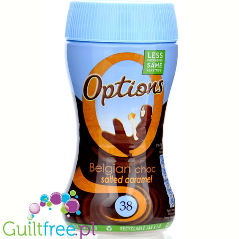 Options Salted Caramel - czekolada do picia o smaku solonego karmelu 39kcal Edycja Limitowana