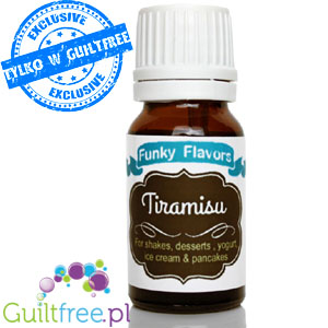 Tiramisu Funky Flavors for Shakes, Desserts, Yoghurt, Ice Cream & Pancakes