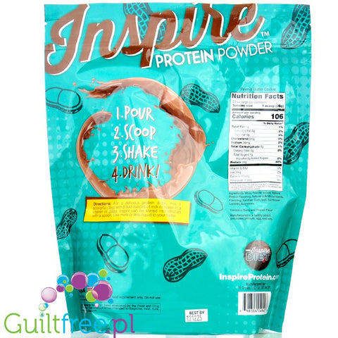 Inspire Protein Whey Peanut Butter Cookie - bariatryczna odżywka białkowa bez laktozy 100% WPI