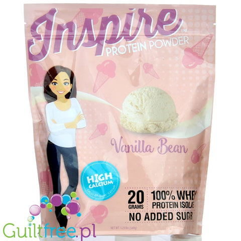 Inspire Protein Whey Vanilla Bean - bariatryczna odżywka białkowa bez laktozy 100% WPI z wapniem