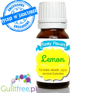 Funky Flavors Lemon for shakes, desserts, yoghurt, ice cream & pancakes