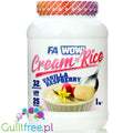 Fitness Authority Cream of Rice, Vanilla Raspberry 1kg - kleik ryżowy bez cukru, Wanilia z Maliną