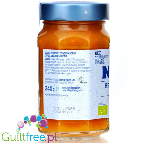 Natu, Rigoni Di Asiago Apricot - organic fruit mousse with no added sugar, 95% fruit