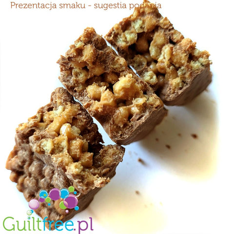 Dieti Snack Crispy Caramel Bar - gluten-free protein bar topped with 135kcal & 12g protein