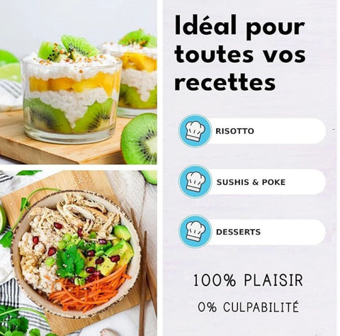 Liv Happy Food Konjac Sticky Rice 53kcal - bezglutenowy 'ryż' shirataki do niskokalorycznego sushi i risotto