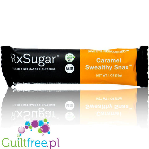 RxSugar Snack Bar, Caramel 28g - allulose bar