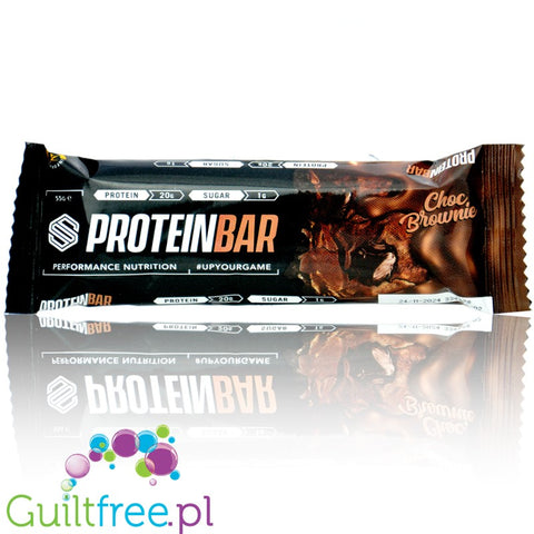 Soccer Protein Bar Choc Brownie - Protein bar 200kcal & 20g protein, Chocolate Brownie.