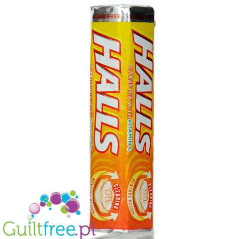 Halls Citrus Mix pastylki cytrusowe bez cukru