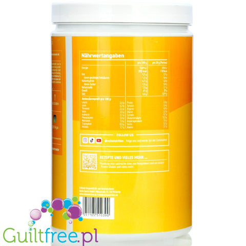 Rocka Nutrition Protein Shake Vanilla Cookie 1kg - vegan protein shake with 5 sources of plant protein without sugar.