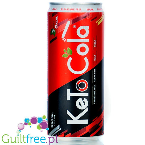 Keto BCAA Cola - vegan 0kcal cola without sugar and aspartame with BCAA amino acids