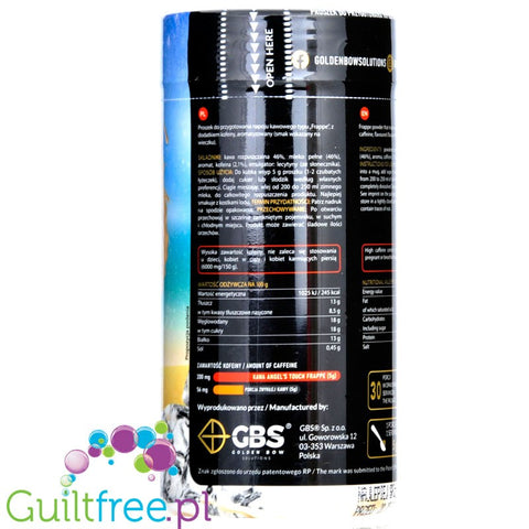 GBS Angel's Touch Frappe, Milk Bar - caffeine-enhanced instant coffee