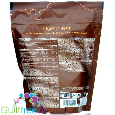 Prozis High Protein Corny Flakes Choco Peanut - proteinowe płatki śniadaniowe bez cukru w czekoladzie i z orzechami