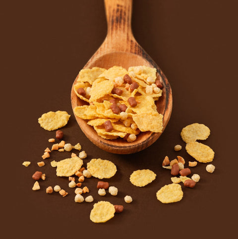 Prozis High Protein Corny Flakes Choco Peanut - sugar-free protein breakfast cereal with chocolate and nuts