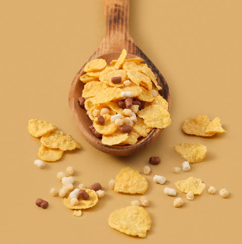 Prozis High Protein Corny Flakes Choco Duo - proteinowe płatki śniadaniowe bez cukru z białą i mleczną czekoladą
