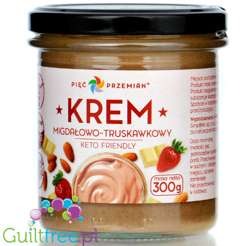Five Transformations KETO Sugar-free almond and strawberry cream with stevia and erythrol