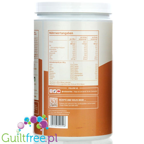 Rocka Nutrition Protein Coffee Frappuccino 1kg - vegan protein coffee 80mg caffeine, from 4 sources of plant protein without sug
