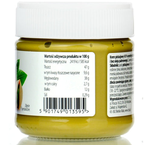 CD PistacjoweLove 45% pistacji - krem pistacjowy bez cukru i bez oleju palmowego