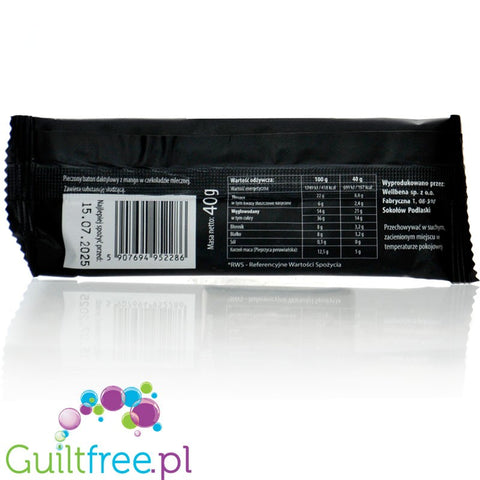 Good Squad Vitamin Power Maca - date bar with mango in milk chocolate with no added sugar