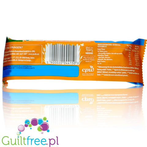 Nestlé Fitness Fiber Honey Bar 65kcal - crunchy cereal bar with white chocolate with no added sugar, honey flavor