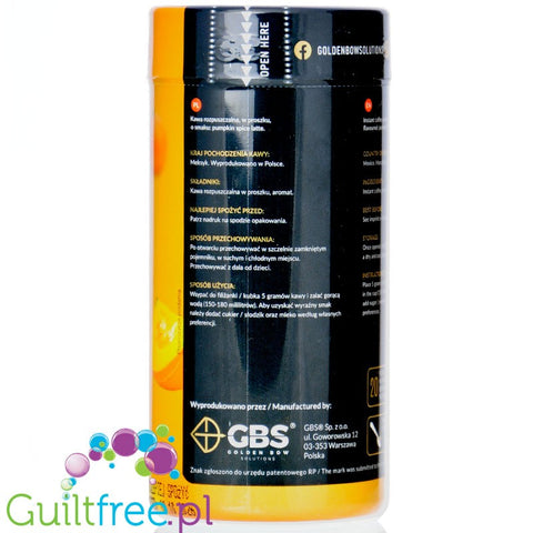 GBS Angelo Pumpkin Spice Latte - spice flavored instant coffee, seasonal limited edition