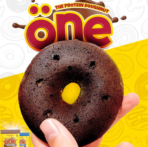 FitStyle Öne Dónut Proteico Choooco - czekoladowy donut proteinowy z nadzieniem czekoladowym bez dodatku cukru
