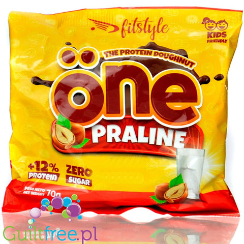 FitStyle Öne Dónut Proteico Praline - soft protein donut with praline filling without added sugar