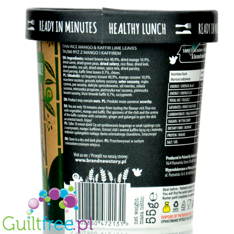 Brand New Story Luch Thai Rice - Thai rice with mango and kaffir