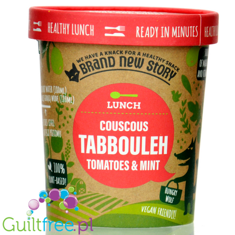 Brand New Story, Lumch Couscous Tabbouleh Tomatoes & Mint - danie orientalne instant z pomidorami i z miętą