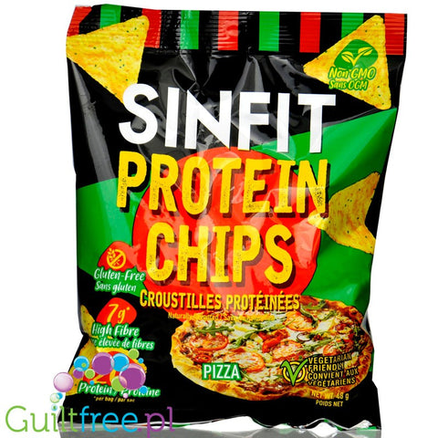 Sinfit Protein Chips Pizza - gluten-free pizza chips 20g protein