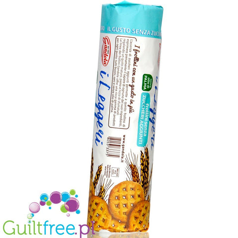 Gandola and Leggeri Frollini senza Zuccheri - Italian cereal cookies without added sugar and palm oil