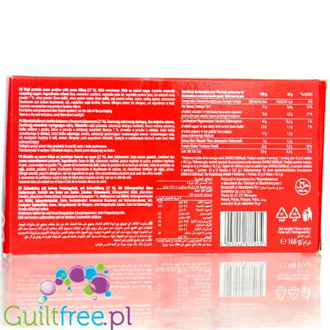 Feel Fit Duo High Protein Cocoa - high protein cocoa cakes - sugar-free marquises with cocoa cream.