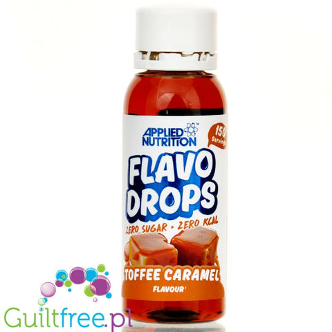 Applied Nutrition Flavo Drops Toffee Caramel - bezcukrowe dietetyczne krople smakowe Tofi & Karmel