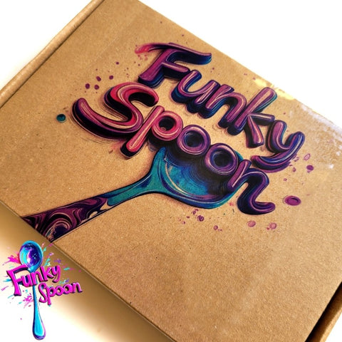 Funky Spoon grawerowana łyżka z afirmacją, Rose Gold 14cm, You are Enough