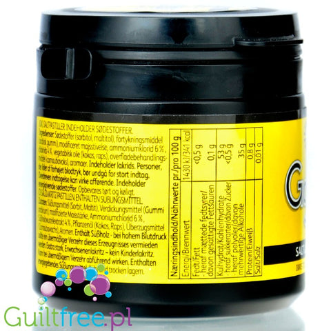 Ga-Jol Salt Lakrids 100g - extra strong salt licorice without sugar