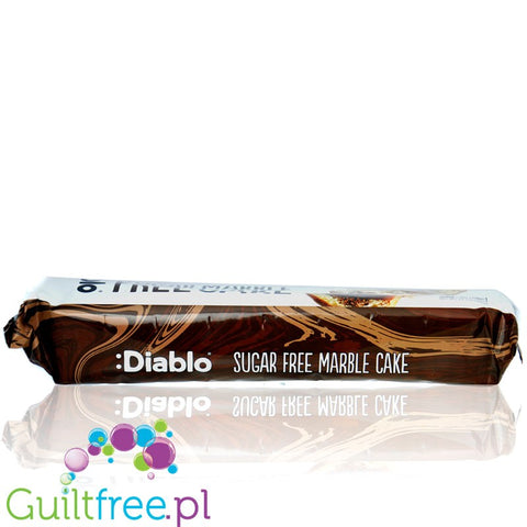 Diablo Sugar Free Marble Cake 0,4KG - duże gotowe ciasto marmurkowe bez cukru