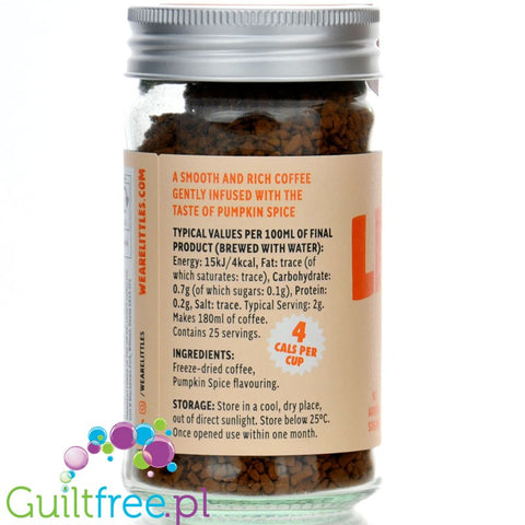 Little's Pumpkin Spice - freeze-dried flavored instant coffee 4kcal, Limited Edition
