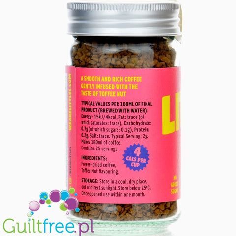 Little's Toffee Nut - freeze-dried, flavored instant coffee 4kcal