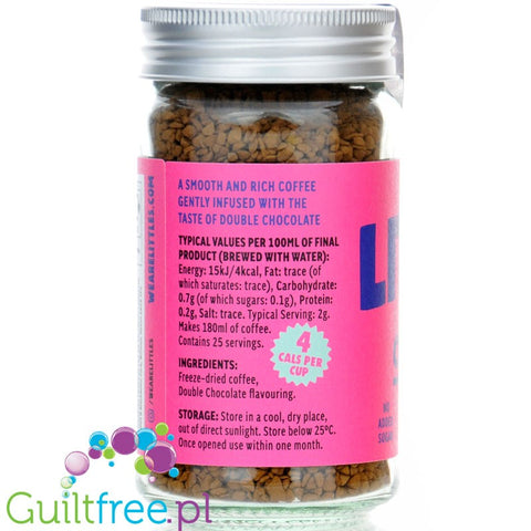 Little's Double Chocolate - liofilizowana, aromatyzowana kawa instant 4kcal