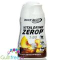 Vital Drink Zerop Ice Tea Peach - skoncentrowany smacker do wody z witaminami, Herbata Brzoskwiniowa