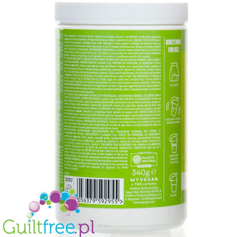 MyProtein Vegan Clear Soy Protein, Lemon & Lime - vegan ultra-light nutrient, hydrolysate, 20g protein in 106kcal