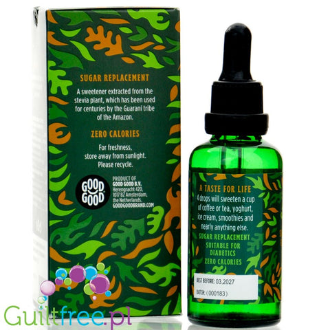 Good Good Sweet Drops of Stevia Original - płynny słodzik w kroplach ze stewią