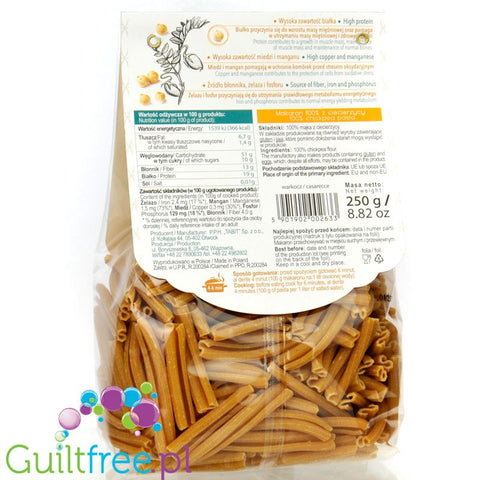 Bartolini BIO makaron z ciecierzycy 100%, Casarecce, bezglutenowy, wysokobiałkowy